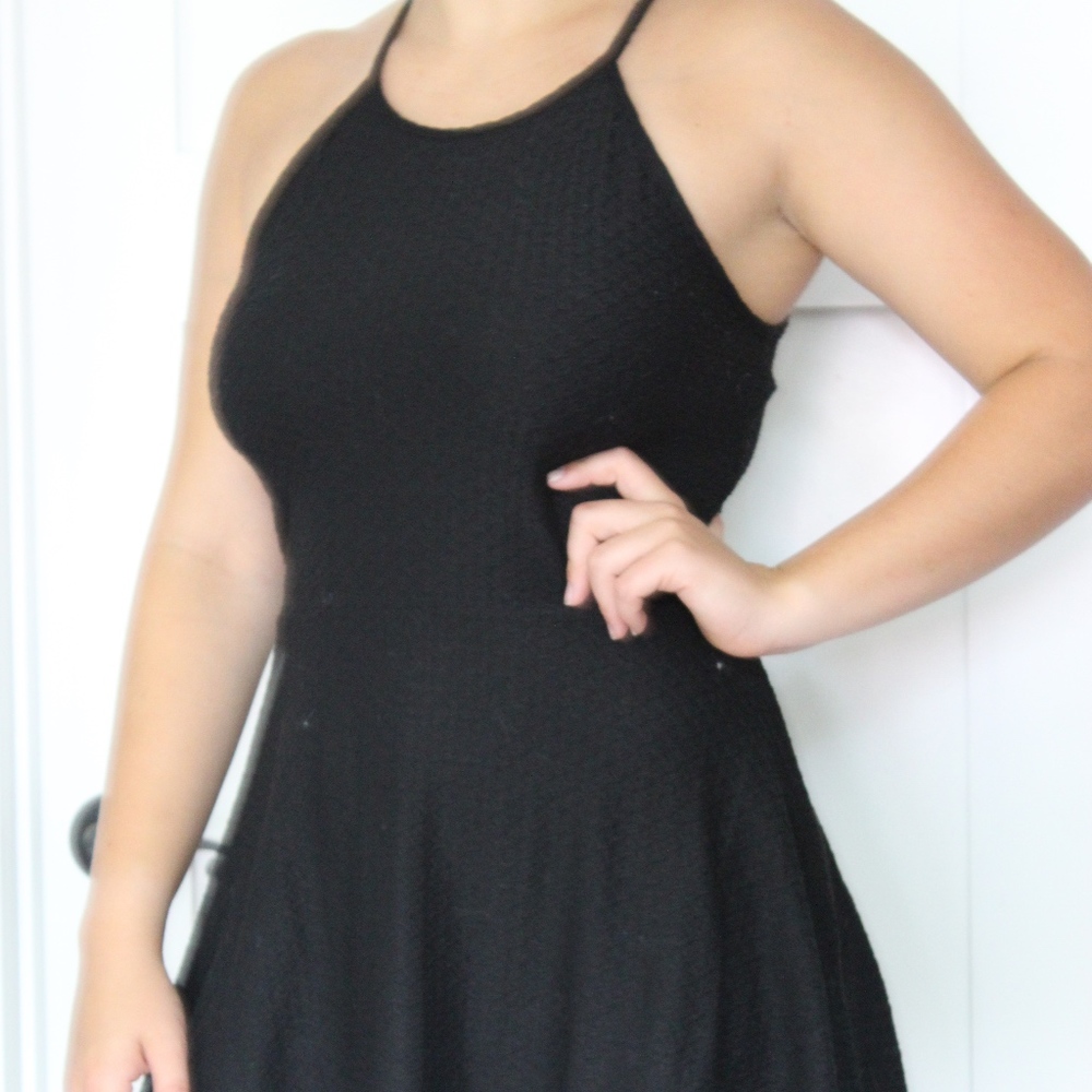 Black Halter Dress
